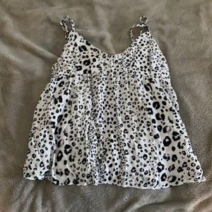 Lizard Thicket Cheetah Print Flowy Tank Top